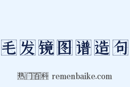 毛发镜图谱造句是什么意思的图片
